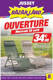 Catalogue Bazarland "OUVERTURE" à Bourbonne-les-Bains et alentours, 12 pages, 29/04/2026 - 10/05/2026