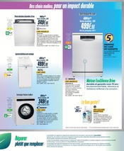 Promos Lave-Linge dans le catalogue "Des choix malins, pour un impact durable" de Proxi Confort Lave-Linge en promo dans le catalogue Proxi Confort à la page 5