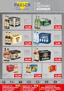 Warsteiner im Getränkefachmarkt Rausch Prospekt "DIE GETRÄNKEKÖNNER" mit 2 Seiten (Wetzlar)