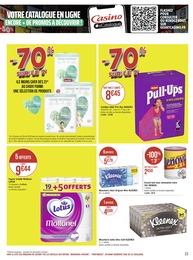 Prix et réduction Pampers dans le prospectus Géant Casino en cours Offre Pampers dans le catalogue Géant Casino du moment à la page 33