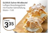 Sahne-Windbeutel im Angebot bei GLOBUS in Frechen Sahne-Windbeutel Angebote von Globus bei GLOBUS Frechen für 3,35 €