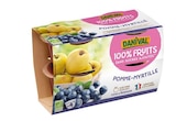 Purée de fruits pomme myrtille bio - 4 x 100g - DANIVAL à 4,59 € dans le catalogue Botanic