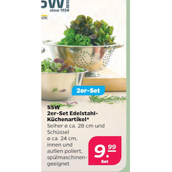 Edelstahl-Küchenartikel