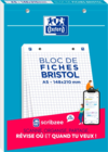 Bloc de 30 fiches Bristol - OXFORD à 4,58 € dans le catalogue Bureau Vallée
