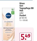 5in1 Tagespflege BB Hell oder Dunkel Angebote von Nivea bei Rossmann Lehrte für 5,49 €