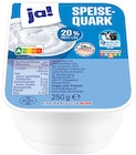 Speisequark im Angebot bei REWE in Augsburg Speisequark Angebote von ja! bei REWE Augsburg für 0,59 €