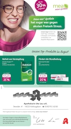 mea - meine apotheke Prospekt für Kühlungsborn mit 4 Seiten mea - meine apotheke Prospekt für Kühlungsborn: "Unsere August-Angebote", 4 Seiten, 01.08.2025 - 31.08.2025