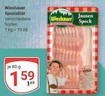 Spezialität Jausen Speck Angebote von Wiesbauer bei GLOBUS Halle für 1,59 €