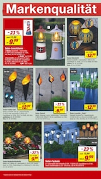 Gartenlampe Angebot im aktuellen toom Baumarkt Prospekt auf Seite 16