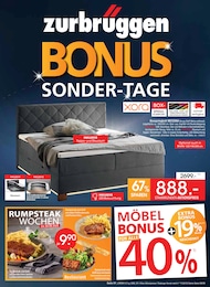 Aktueller Zurbrüggen Prospekt, "BONUS SONDER-TAGE", mit Angeboten der Woche, gültig von 02.08.2025 bis 02.08.2025