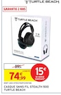 Casque sans fil Stealth 500 - Turtle Beach en promo chez Intermarché Salon-de-Provence à 74,99 €