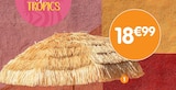 Parasol en paille dans le catalogue B&M