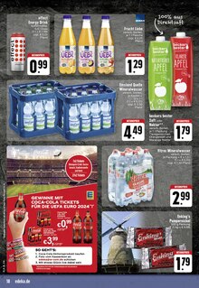 Coca Cola im EDEKA Prospekt "Aktuelle Angebote" mit 24 Seiten (Osnabrück)