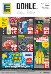 Aktueller EDEKA Supermarkt Prospekt in Mettingen und Umgebung, "Aktuelle Angebote" mit 24 Seiten, 27.12.2024 - 04.01.2025