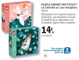 PUZZLE ENFANT 500 PIÈCES La colombe ou Les nénuphars - JANOD à 14,90 € dans le catalogue E.Leclerc