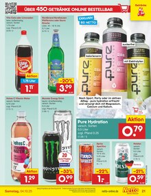 Cola im Netto Marken-Discount Prospekt "Aktuelle Angebote" mit 62 Seiten (Emden)