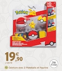 Ceinture avec 2 Pokeballs et figurine - Pokémon - Intermarché Ceinture avec 2 Pokeballs et figurine - Pokémon à 19,90 € dans le catalogue Intermarché