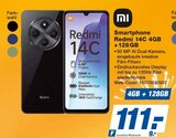 Aktuelles Smartphone Redmi 14C 4GB + 128GB Angebot bei expert in Karlsruhe ab 111,00 €