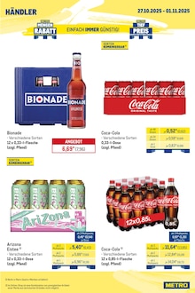 Coca Cola im aktuellen METRO Prospekt (Neuwied) Coca Cola im METRO Prospekt "Wochenangebote Händler + Monats-Mix" mit 28 Seiten (Neuwied)