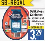 Delikatess Schinken-Fleischwurst  im aktuellen EDEKA Prospekt für 3,29 €
