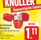 Aktuelle Paprika Angebote bei EDEKA in Würzburg Aktuelles Paprika rot Angebot bei EDEKA in Würzburg ab 1,11 €