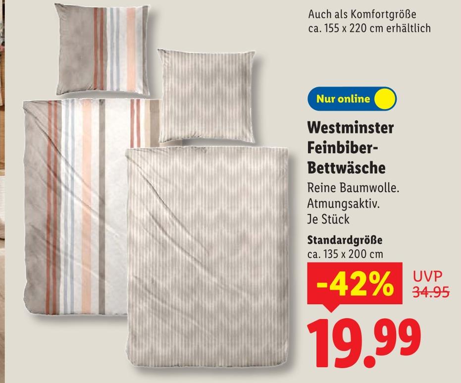 Feinbiber-Bettwäsche