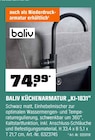 Küchenarmatur „KI-1831“ von baliv für 74,99 € bei OBI im Angebot Küchenarmatur „KI-1831“ von baliv im aktuellen OBI Prospekt