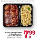 Aktuelles Hackfleischbällchen in Napolitanersauce mit Spirelli Angebot bei E center in Mannheim ab 7,99 €