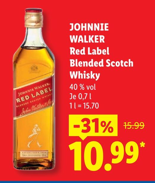 Red Label Blended Scotch Whisky