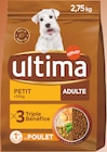 Croquettes petit chien adulte poulet - Ultima dans le catalogue Intermarché