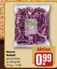 Neutral Rotkohl für 0,99 € bei REWE im Angebot Neutral Rotkohl im aktuellen REWE Prospekt