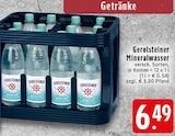 Mineralwasser im Angebot bei EDEKA in Krefeld Mineralwasser Angebote von Gerolsteiner bei EDEKA Krefeld für 6,49 €