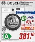 Aktuelles Waschmaschine WGE02490 Angebot bei expert in Hofheim (Taunus) ab 381,10 €