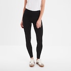 La Halle Marcey-les-Grèves - Promo Legging long taille haute noir femme Promo Legging long taille haute noir femme à 9,99 € dans le catalogue La Halle à Marcey-les-Grèves