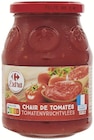 Chair de tomates provençales - CARREFOUR EXTRA - Supermarchés Match à Amiens Chair de tomates provençales - CARREFOUR EXTRA en promo chez Supermarchés Match Amiens à 3,57 €