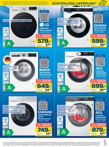 Waschmaschine im EURONICS Prospekt "GENAU RICHTIG. NEUESTE TECHNIK GRATIS FREI HAUS." mit 20 Seiten (Arnsberg)
