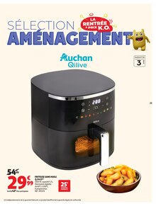 Promotion Télévision dans le prospectus Auchan Hypermarché, valable du 18/08/2026 au 06/09/2026 Promo Télévision dans le catalogue Auchan Hypermarché du moment à la page 21