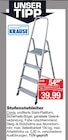 Stufenstehleiter im Angebot bei Herbrügger in Unna Stufenstehleiter Angebote von Krause bei Herbrügger Unna für 39,99 €