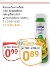 Cremefine im Angebot bei GLOBUS in Kerpen Cremefine Angebote von Rama bei GLOBUS Kerpen für 0,89 €