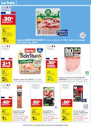 Prix et réduction Lardons dans le prospectus Carrefour en cours Offre Lardons dans le catalogue Carrefour du moment à la page 32