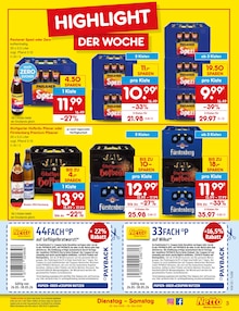 Bier im Netto Marken-Discount Prospekt "Aktuelle Angebote" mit 58 Seiten (Lörrach)