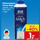 Frische Milch 1,5% im Angebot bei Netto Marken-Discount in Weiden Frische Milch 1,5% Angebote von Weihenstephan bei Netto Marken-Discount Weiden für 1,00 €