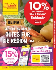 Aktueller Netto Marken-Discount Oderberg Prospekt Netto Marken-Discount Oderberg Prospekt "10% auf Obst & GemĂŒse" mit 2 Seiten