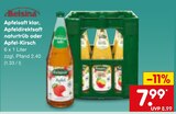 Aktuelles Apfelsaft klar Angebot bei Netto Marken-Discount in Fürth ab 7,99 €