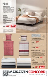 Aktueller Matratzen Concord Prospekt mit Spannbettlaken, "AUS LIEBE ZU GUTEM SCHLAF", Seite 10