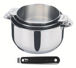 SÉRIE DE 3 CASSEROLES SALVASPAZIO + POIGNÉE AMOVIBLE à Culinarion dans Rennes SÉRIE DE 3 CASSEROLES SALVASPAZIO + POIGNÉE AMOVIBLE à Culinarion dans Rennes