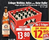 Weißbier, Helles oder Natur-Radler von Erdinger im aktuellen E center Prospekt für 12,80 €