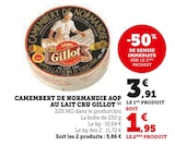 Super U Montauban - Promo Camembert de Normandie AOP au lait cru Promo Camembert de Normandie AOP au lait cru à 1,95 € dans le catalogue Super U à Montauban