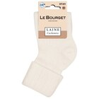 Chaussettes "laine - cachemire" femme - LE BOURGET en promo chez Carrefour Clichy à 6,97 €