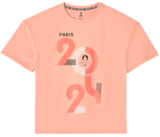 T-shirt femme des Jeux Olympiques de Paris 2024 dans le catalogue Carrefour
